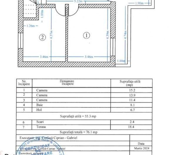 CASA SINGLE 4 CAMERE, TEREN 182 MP, TERASA, FINISAJE MODERNE, COMIS 0% - Poză 5