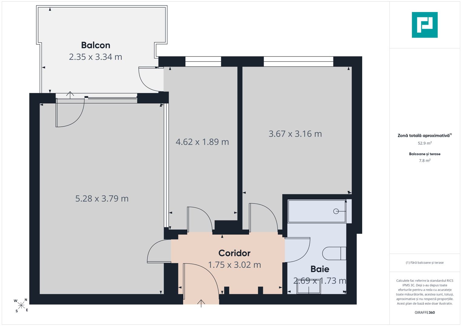 Nusco City2, apartament 2camere - Poză 8