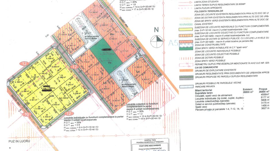 PUZ locuinte colective -zona Torontalului - Poză 2