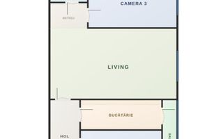 Apartament 3 camere 40mp etaj 2/4 zona Piata Hermes,Gheorgheni - Poză 1