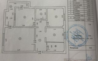 Apartament 3 camere decomandat 83 mp Mărgeanului – Șoseaua Alexandriei - Schiță 12