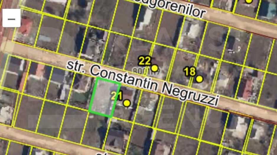 Vânzare, teren pentru constucție, str. Constantin Negruzzi, Strășeni - Poză 1