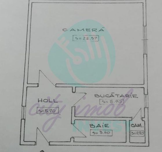 Garsonieră Unirii | 39 mp | Etaj 8, luminoasă, ideal investiție - Poză 4