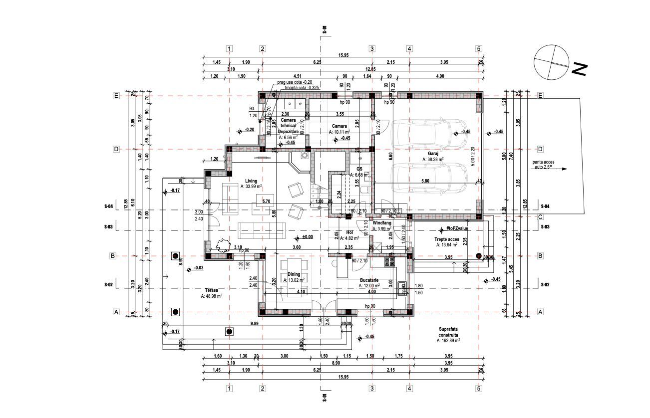 Casă ideală pentru familie în Brașov, Bunloc – spațioasă, luminoasă, priveliște - Schiță 57