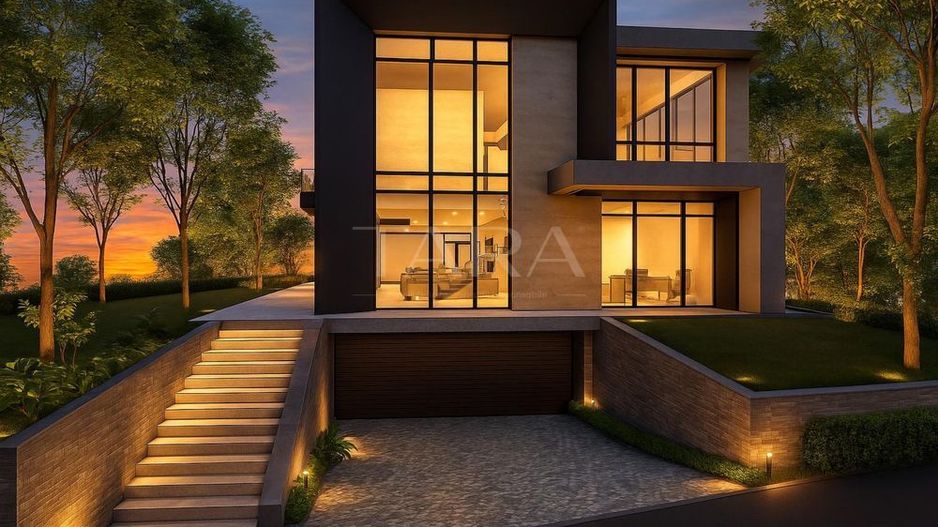 Vilă exclusivistă cu piscină încălzită și panoramă asupra orașului. - Poză 3