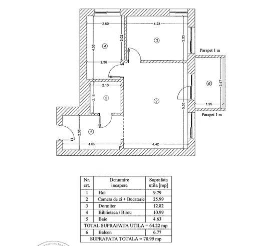 Apartament 3 camere Domenii | Loc de parcare - Poză 15