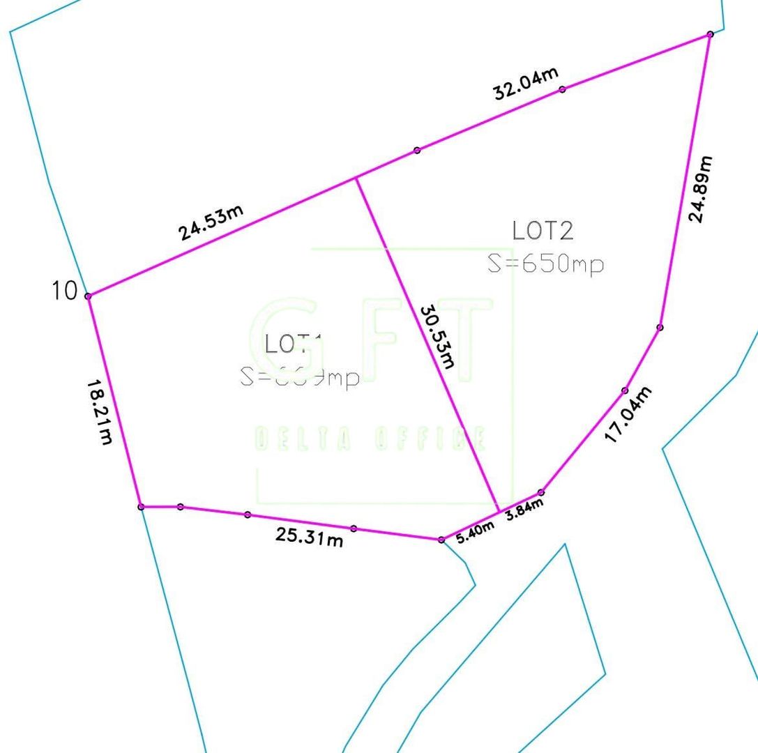 Teren intravilan 650- 669 mp de vânzare – Strada Dâmbului Bistrita - Poză 1