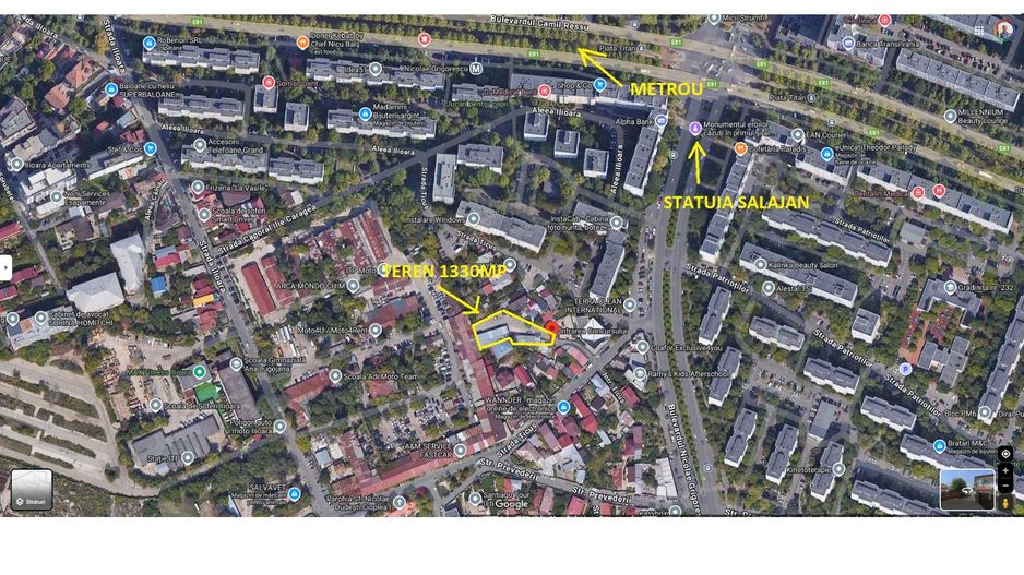 Teren 1330mp Grigorescu metrou Dristor Salajan - Poză 2