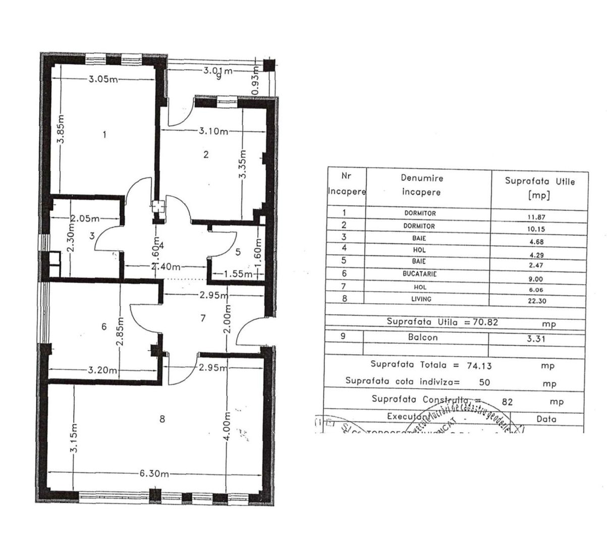 Apartament cu 3 camere, bloc NOU, mobilat și utilat, VASLUI - zona TRAIAN; - Poză 13
