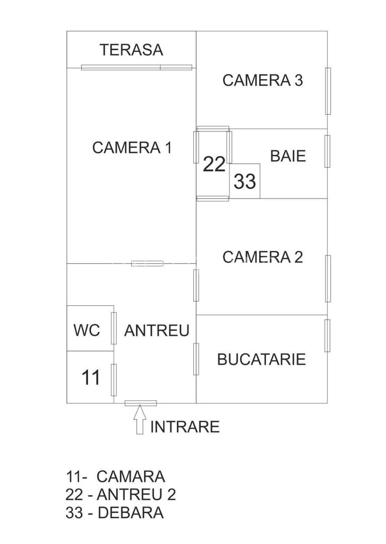 Apartament spațios cu 3 camere, decomandat – Zona 7 Noiembrie / UMFST - Poză 8