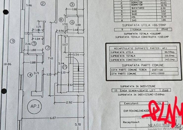 3 camere Baneasa | Regina Maria | bloc 3 etaje | terasa 30mp - Poză 10