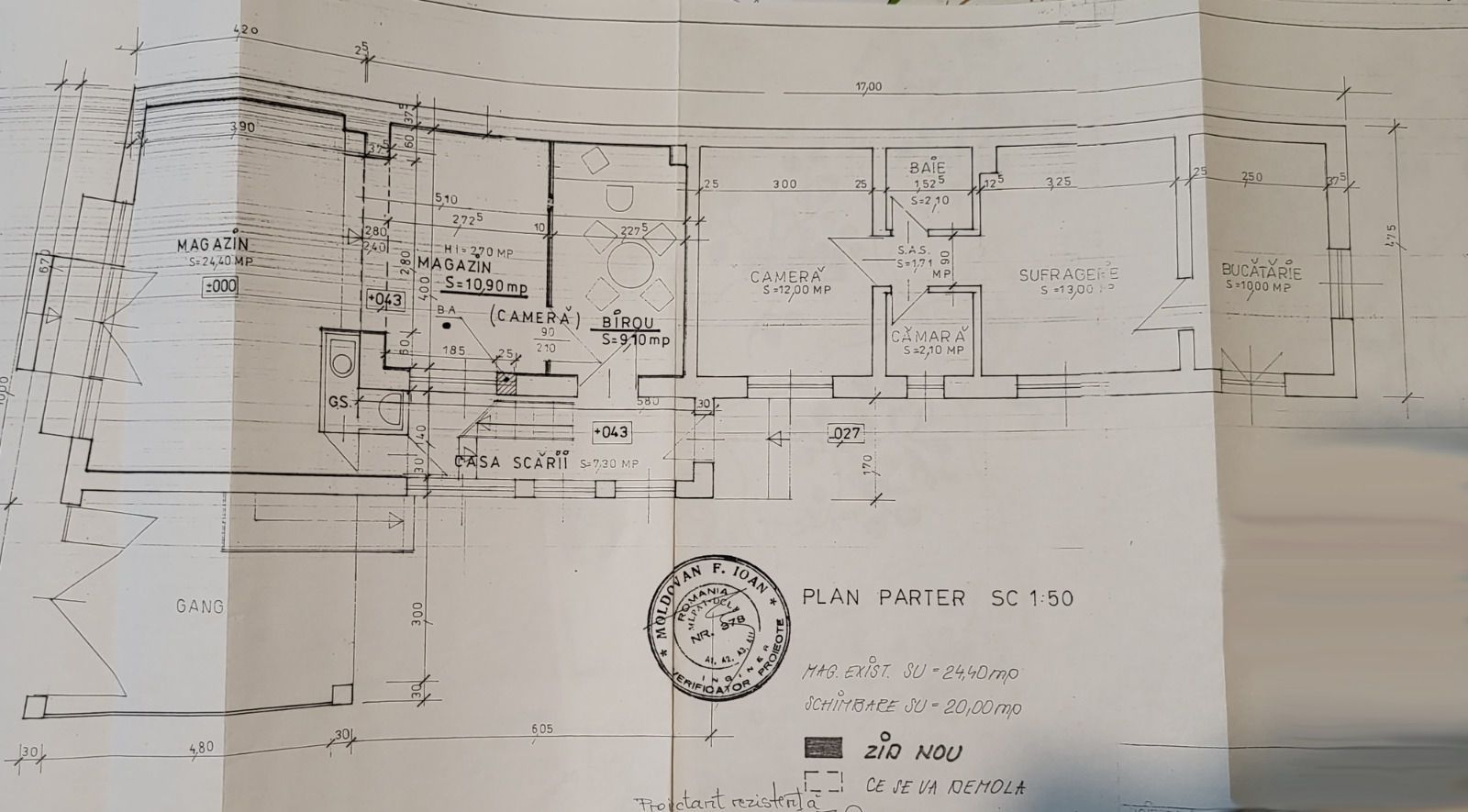 Central - Casa + Spatiu comercial stradal - Strada Predeal - Poză 10
