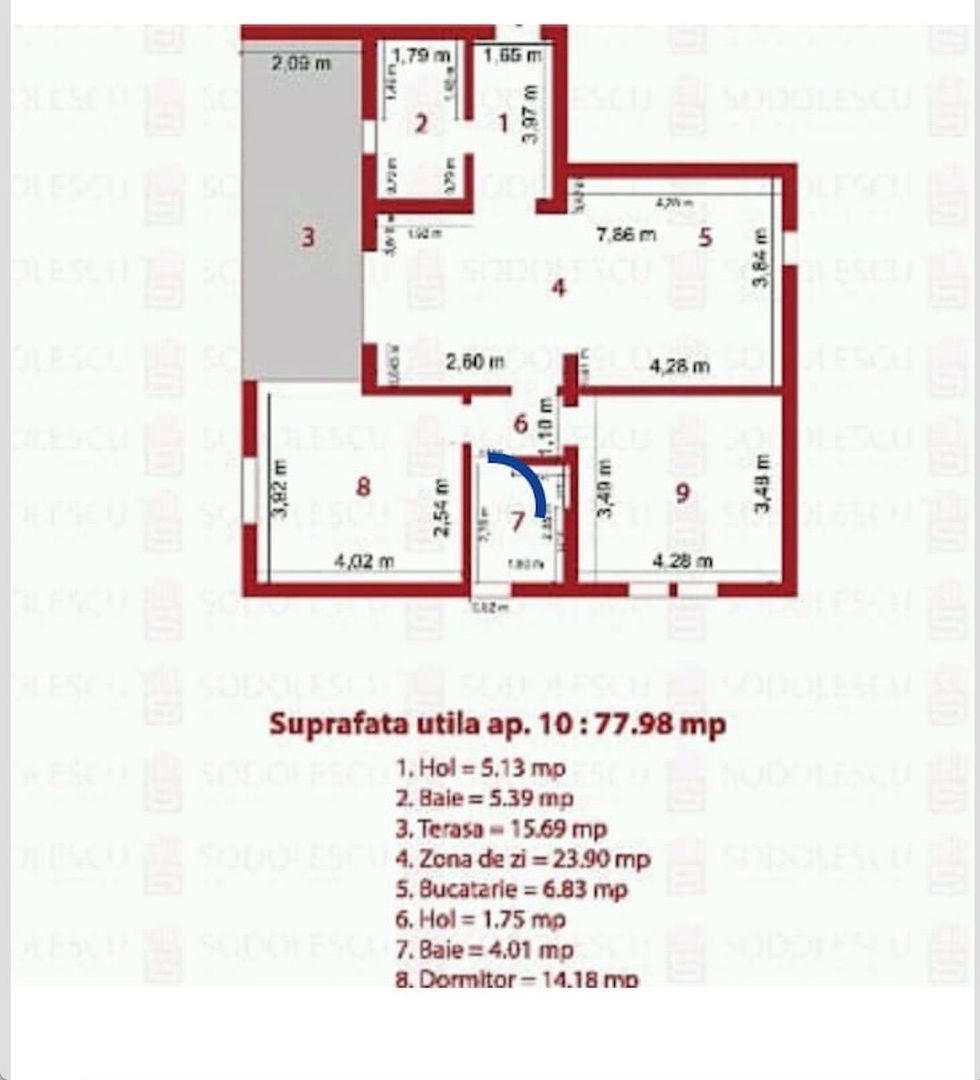 Apartament 3 camere zona Lipovei - Poză 4
