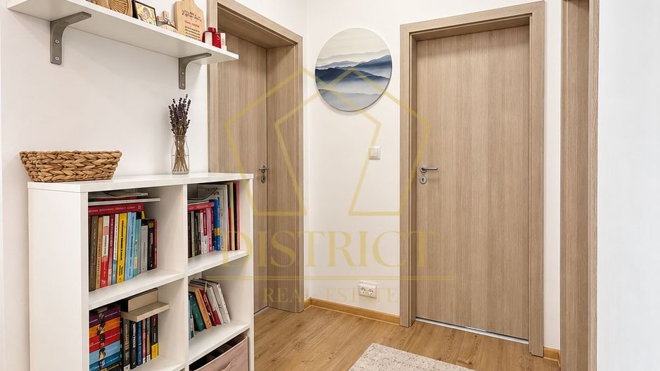 Apartament Superb cu 3 camere mobilat | terasa de 12 mp | Giroc | asfalt. - Poză 13