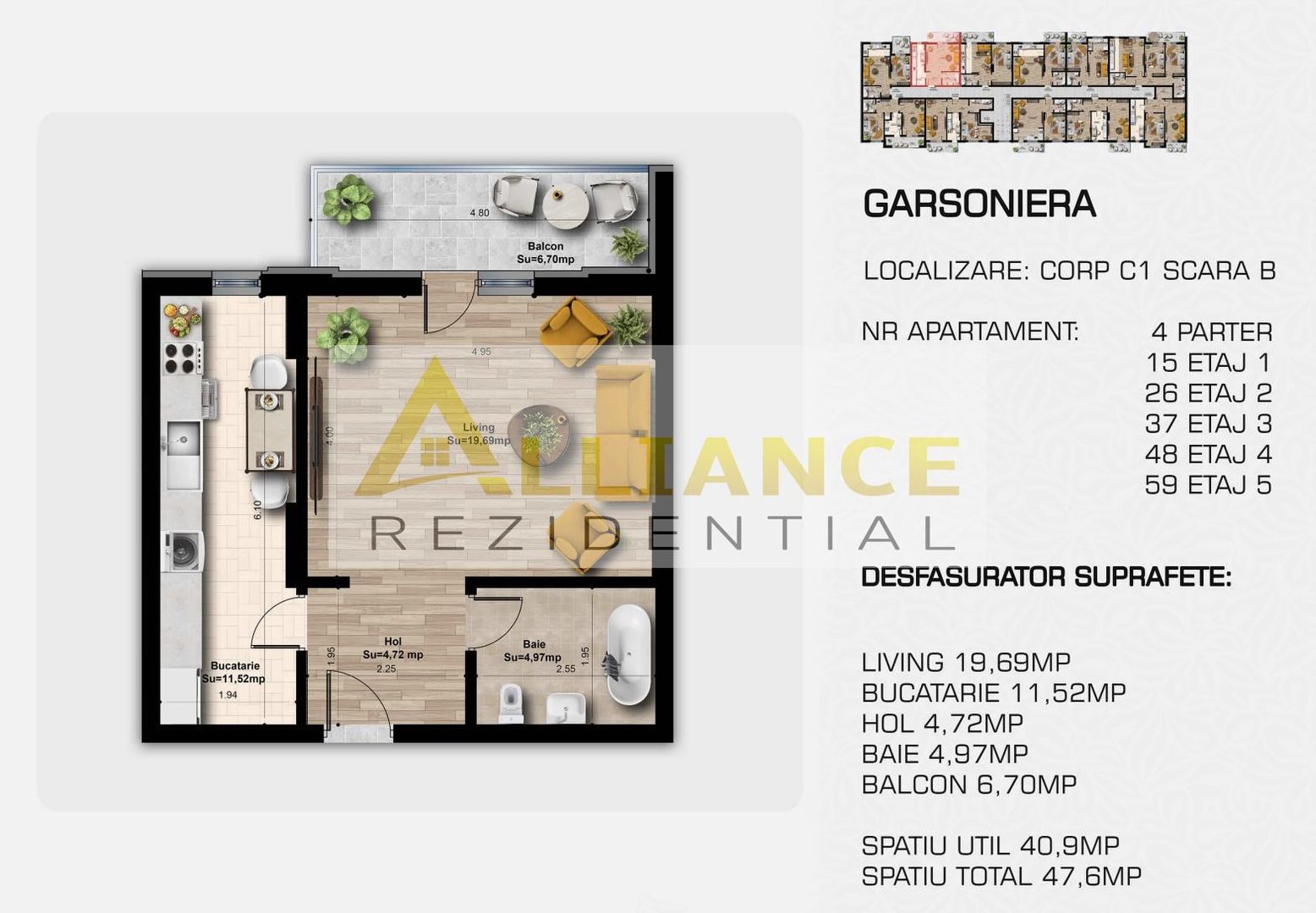 DIRECT DEZVOLTATOR |  Grand Berceni | Metrou Berceni | 2 camere tip studio - Poză 8