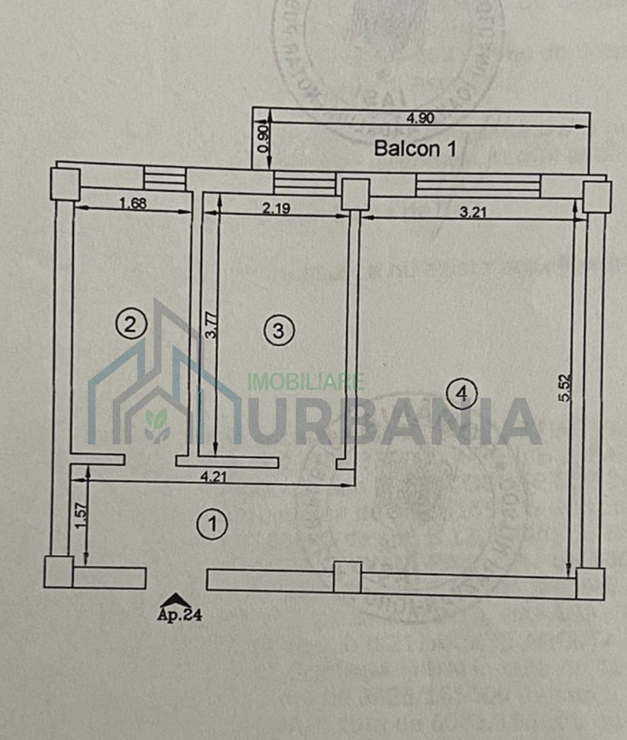 Apartament cu 1 cameră de închiriat în Valea Lupului - Poză 8