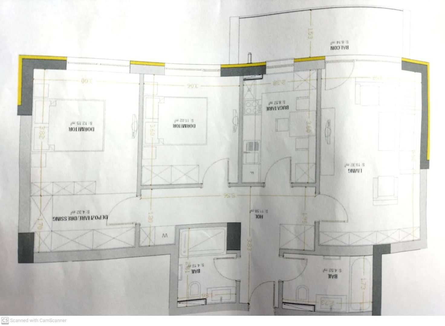Inchiriem apartament 3 camere mobilat utilat lux cu parcare subterana - Poză 17