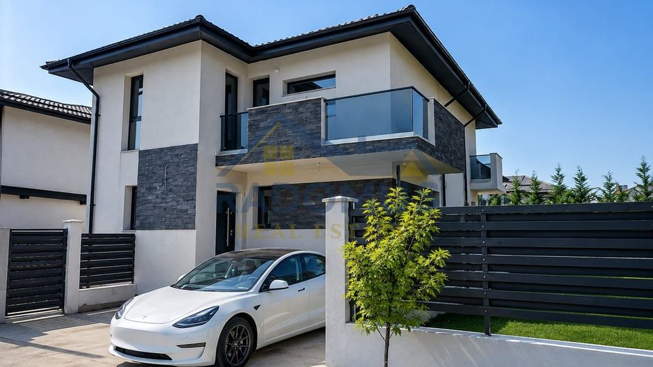 Casă Berceni | Complex Privat | Panouri Fotovoltaice | Teren 360 mp - Poză 1