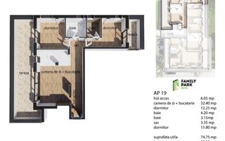 VANZARE APARTAMENTE 3 CAMERE IMOBIL NOU ZONA BACIU - Poză 1