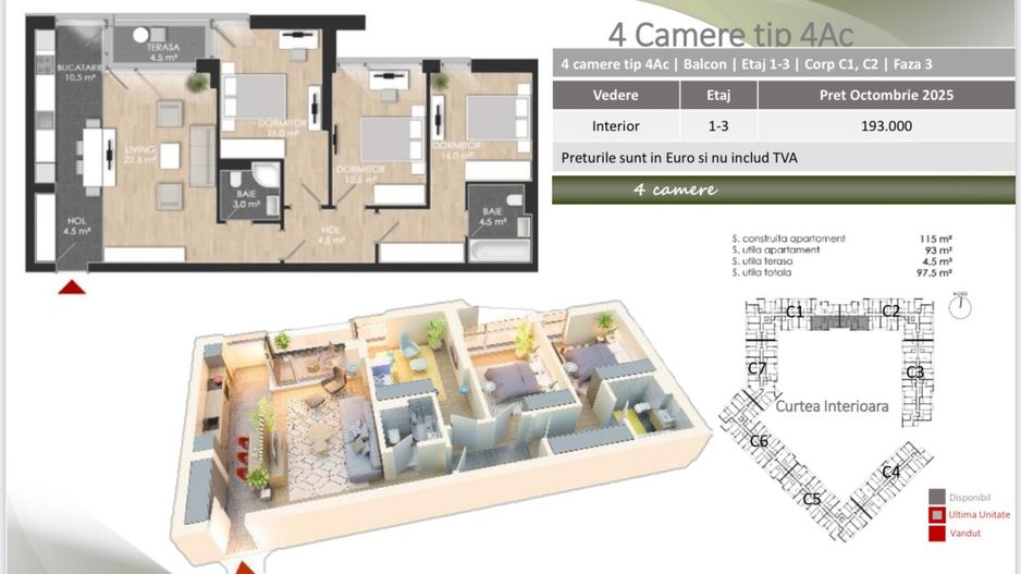 Apartament 4 camere spațios,  Sector 1, amenajat, comision 0% - Poză 19
