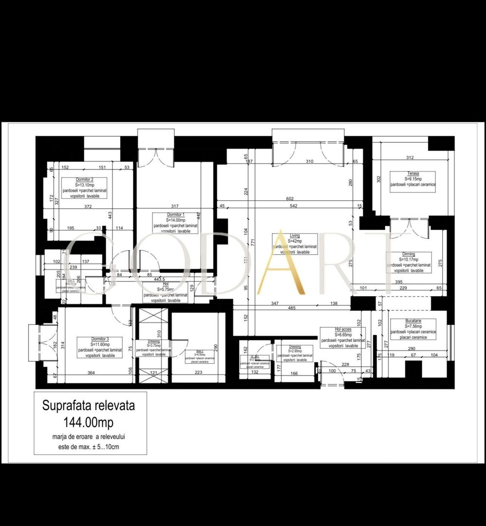 Herăstrău Exclusiv | 4 camere | 145 mp | Finisaje premium - Schiță 31