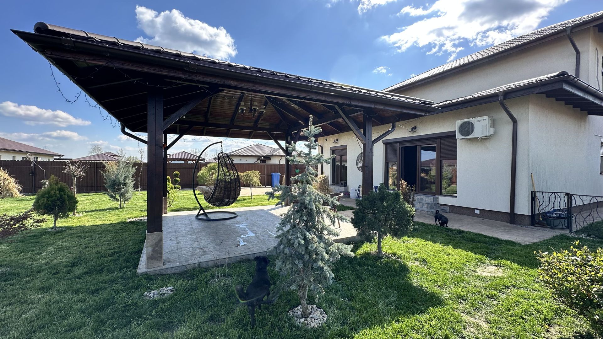 Balotesti, casa moderna, 4 camere, teren 630 mp, utilitati, transport - Poză 11