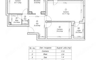 Complex-Studentesc | 4 Camere | Decomandat | Centrala Proprie. - Schiță 12
