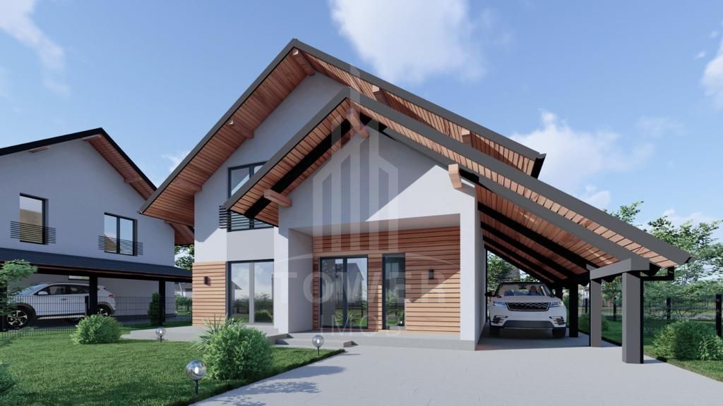 Casă individuală INDEPENDENTĂ ENERGETIC - CARTIER NOU , COMISION 0% - Poză 12