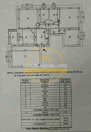 Apartament 4 Camere/Decomandat-80mp/Bloc din 1984! - Poză 8
