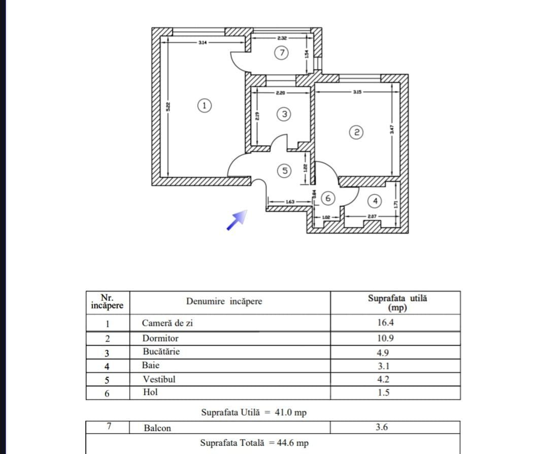 Apartament 2 camere decomandat Drumul Taberei Metrou la 2 minute - Poză 1