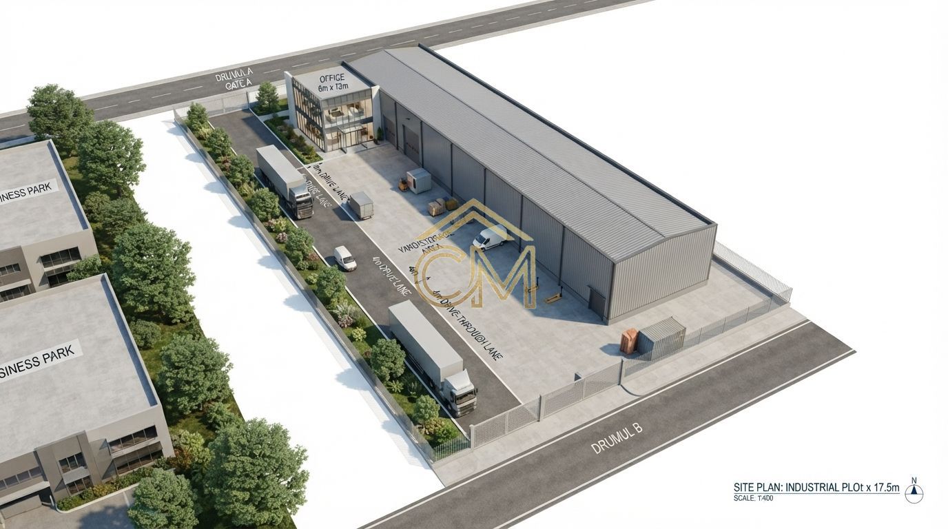 Teren Intravilan-2875 MP-Zona Industriala Vest - Poză 3