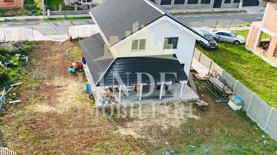 Casa individuala P+M Giarmata 584 mp 22 front, interior la alb - Poză 5