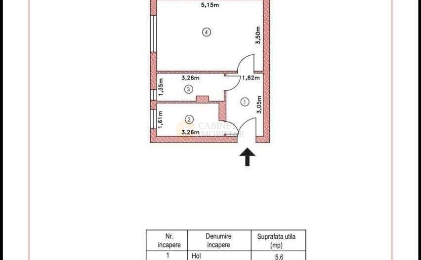 Garsoniera - 34MP | Boxa | P/4 | Metrou V. Ialomitei la 4 minute - Schiță 7