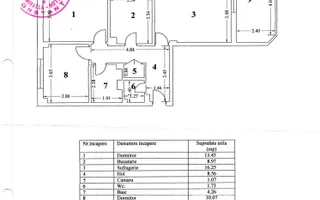 Tomis III - Galeriile Soveja - Apartament decomandat cu 3 camere, etaj 1. - Poză 22