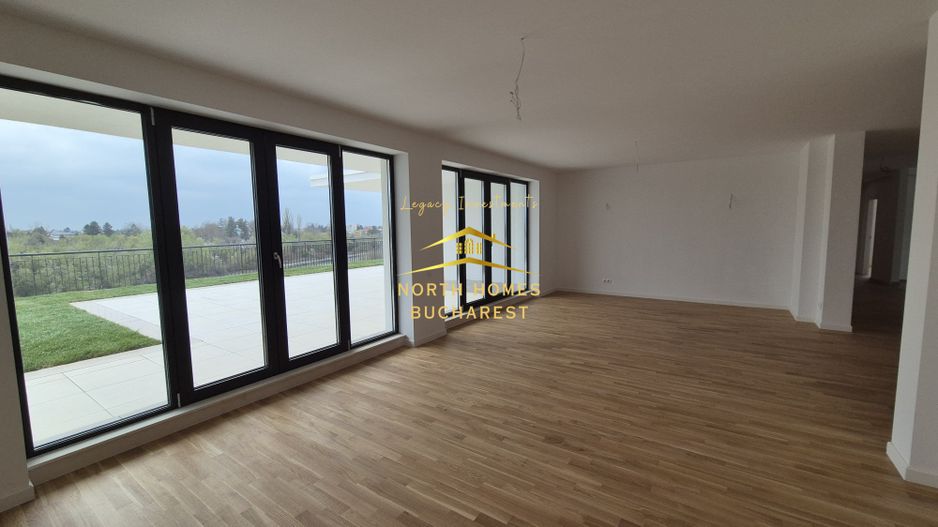 Penthouse 4 camere, 4 bai, 166 mp, terasa 145 mp - metrou Starulesti - Poză 1