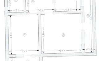 Apartament spațios cu 2 camere - zona Sântana de Mureș - Schiță 6