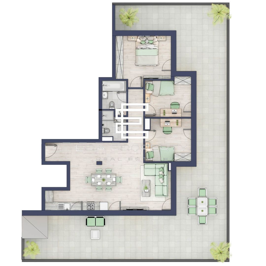 Penthouse 4 camere cu terasă panoramică – Sibiu, zona Turnișor - Schiță 8