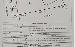 Apartament Casa + Anexa | Traian | Pache | Popa Nan | curte - Schiță 11
