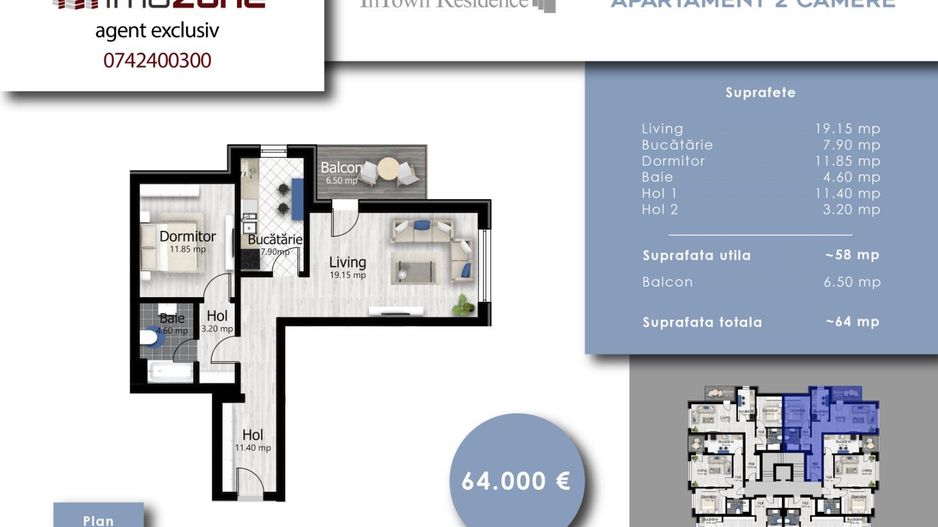 InTown Residence - Piscul Crasani / Pacii - Poză 45