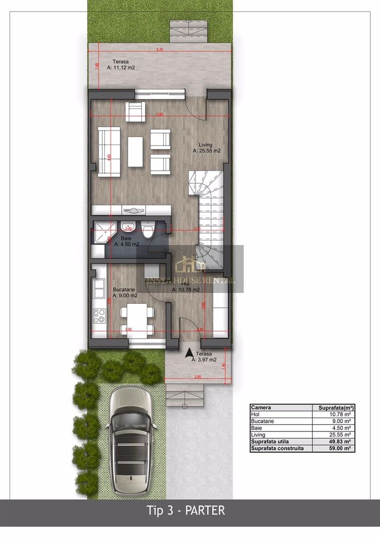 ❇️Teren intravilan 1000 mp  / Bragadiru❇️ - Poză 3