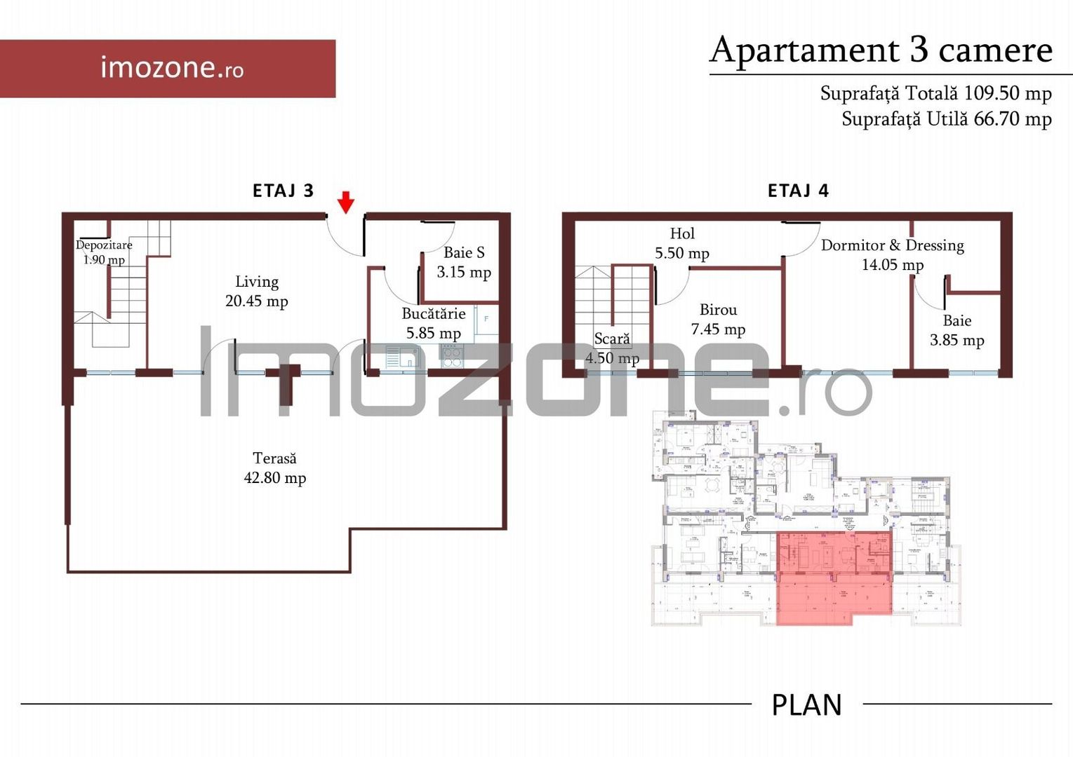 Drumul Taberei - Raul Doamnei, bloc nou, 3 camere- 66 mp+ 43 mp terasa - Poză 1