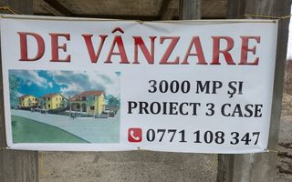 Teren intravilan 3230 mp cu casă pe cadre și proiecte autorizate, Bucium, Iași - Poză 1