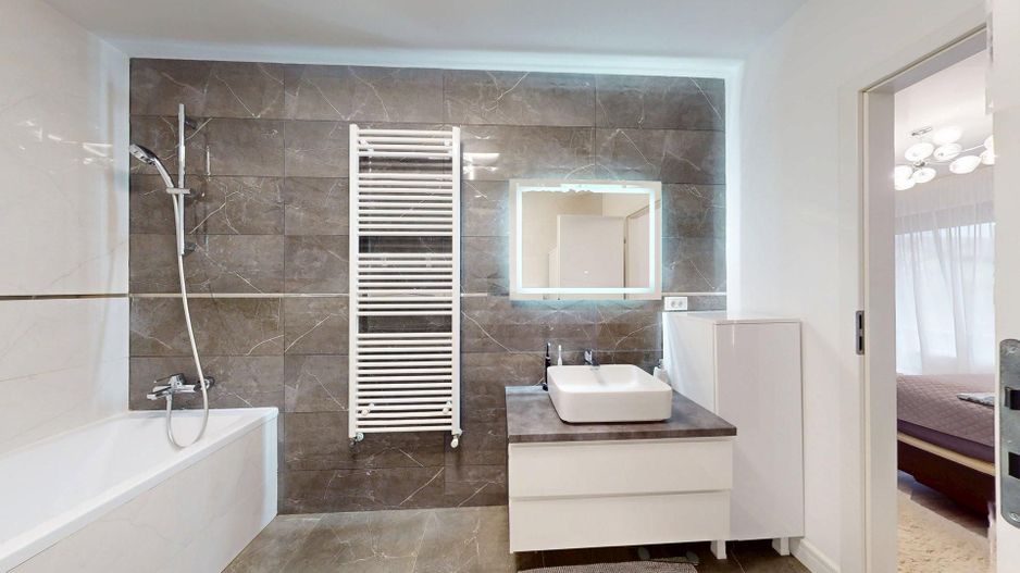 Apartament 3 camere, 77 mp + curte 32 mp, parter – Otopeni - Poză 22