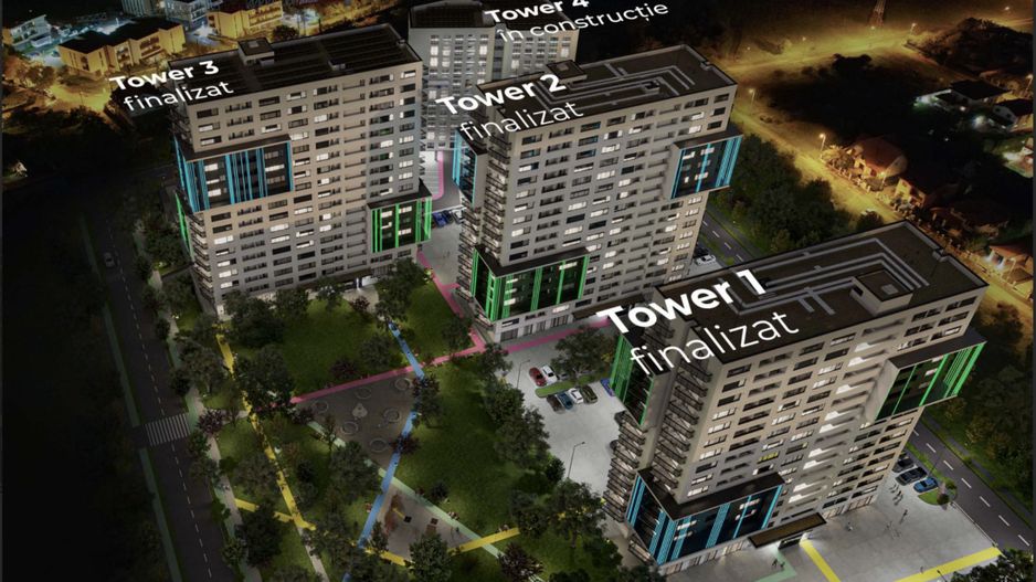 Apartament nou în Timișoara - direct de la dezvoltator - XCity Towers - Poză 1