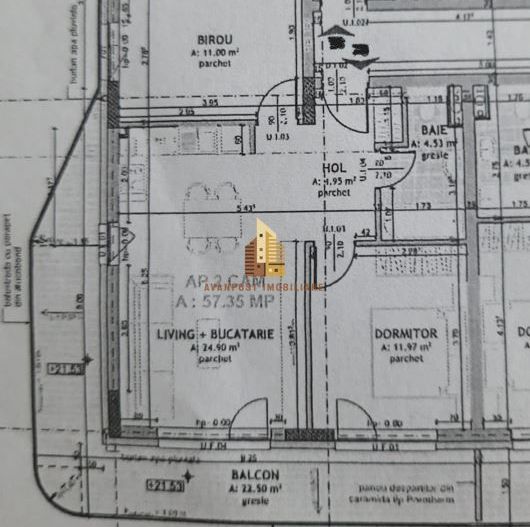 | Apartament cu 3 camere | Etaj intermediar | Floresti | - Poză 3
