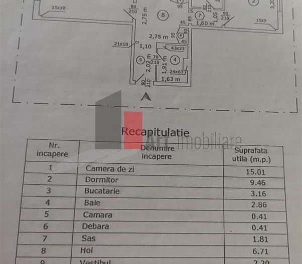 Apartamaent cochet 2 camere - Poză 3