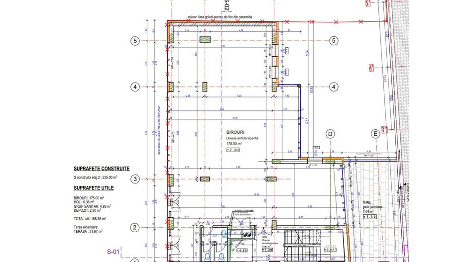 Spatiu de birouri premium – Etaj 2  in centrul orasului Cluj-Napoca - Schiță 4