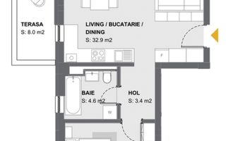 Aradului/Torontalului-2 Camere-Centrala pe Gaz - Poză 16