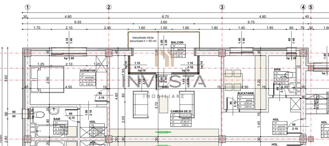 Apartament 2 camere confort sporit la cheie in Borhanci! - Schiță 10
