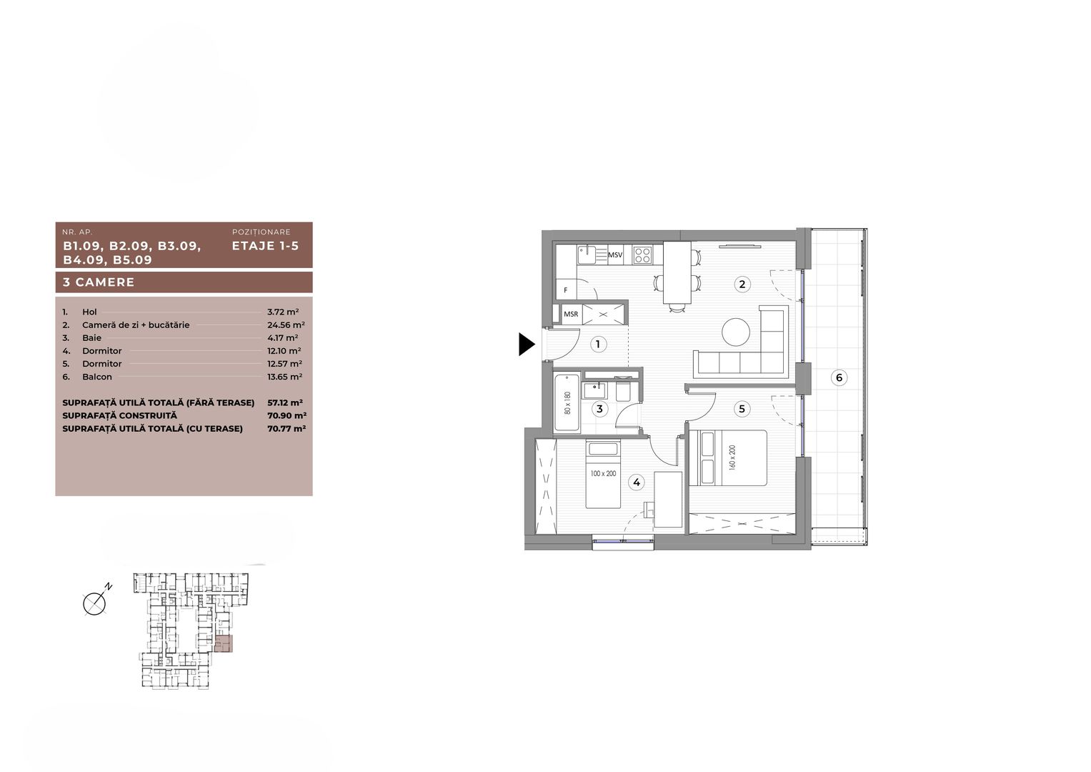 APARTAMENT 3 CAMERE | PROIECT NOU | PIATA IANCULUI - Poză 18